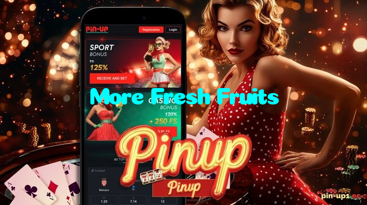 More Fresh Fruits casino presented on mobile device in Pakistan with slots and live games